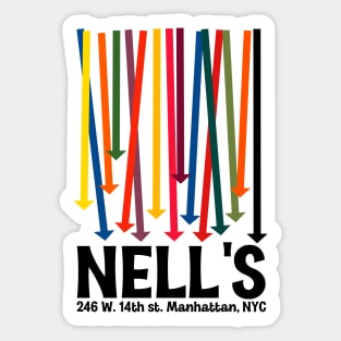 Nell's Defunct Nightclub 70s NYC American Psycho Fan Art Sticker